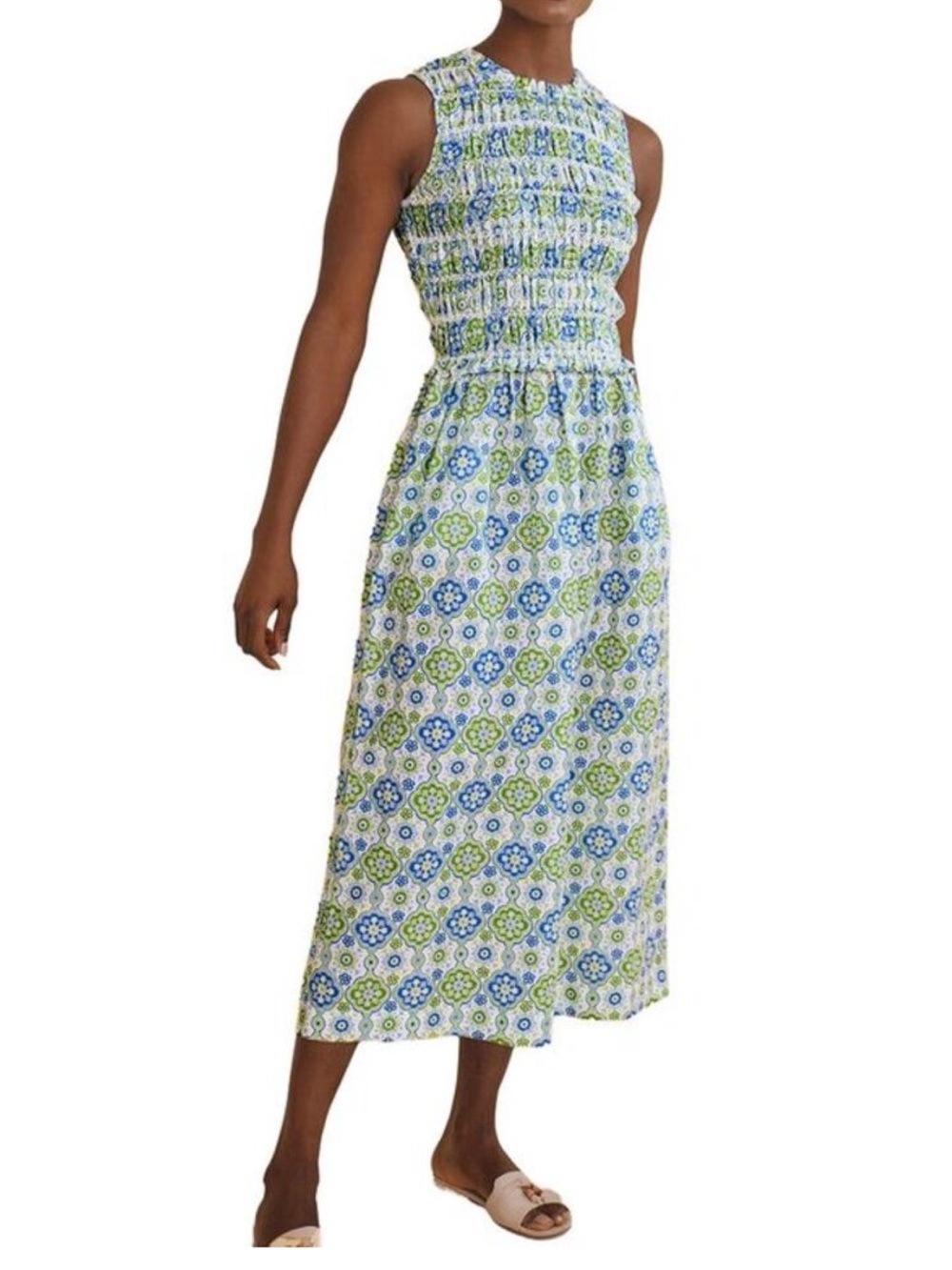 J McLaughlin Ciri Dress side XS linen blend